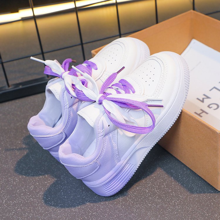 Sneakers casual donna stringate con plateau e motivo colorblock 5