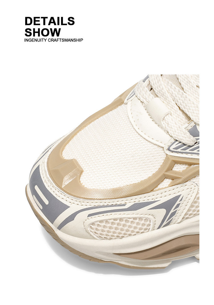 Atmungsaktive Herren-Sneaker mit dämpfender Plateausohle detail 2