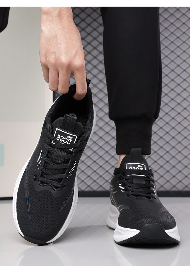 Ademende hardloopschoenen met platformzool voor heren detail 8