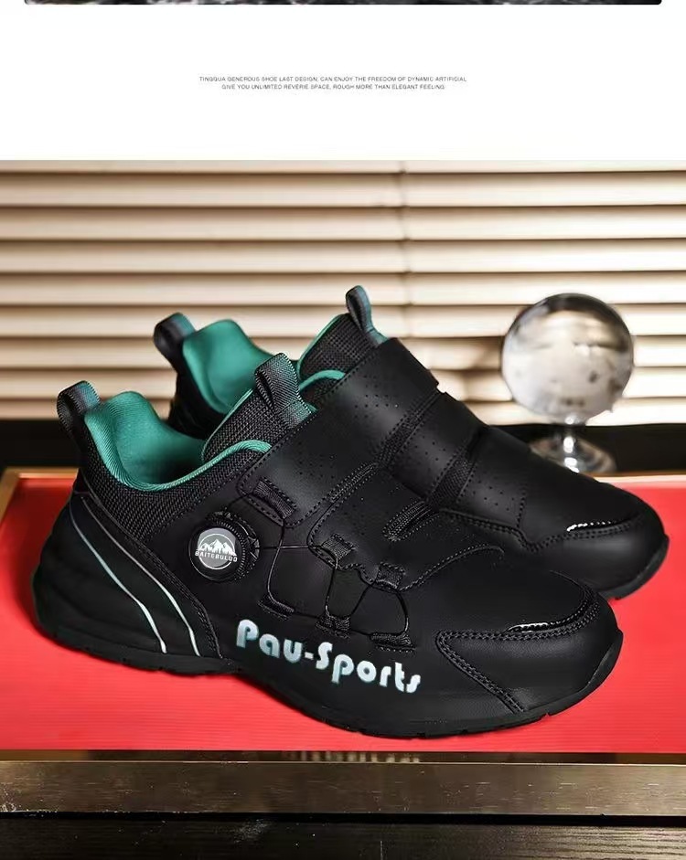 Atmungsaktive gedämpfte Herren-Sportschuhe mit Drehverschluss detail 4