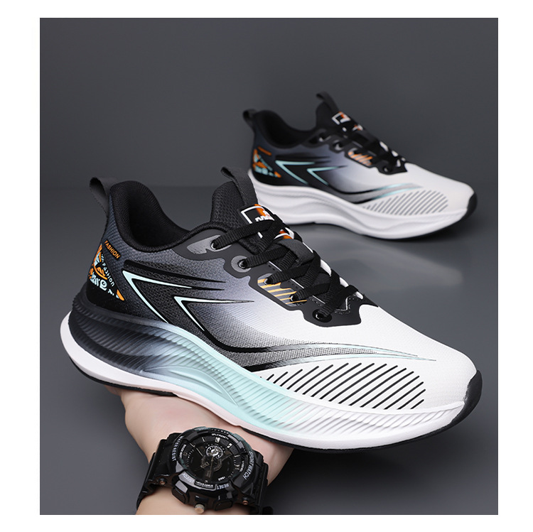 Ademende hardloopschoenen met platformzool voor heren detail 1