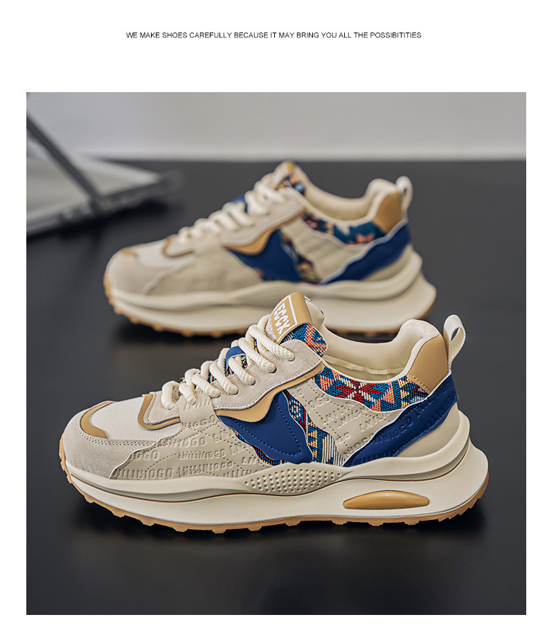 Zapatillas de deporte casuales para hombre estilo étnico detail 8