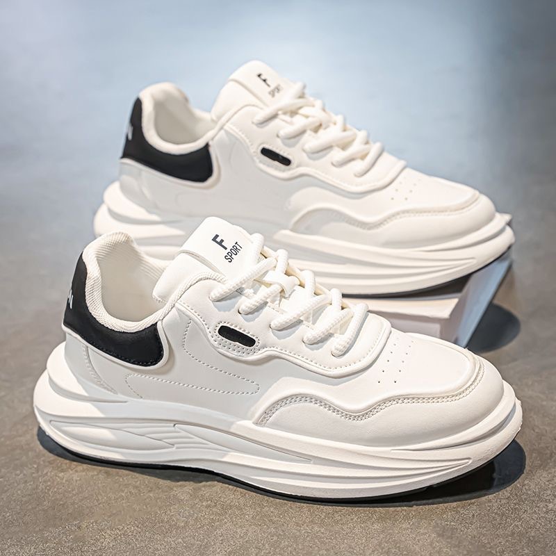 Gedämpfte Plateau-Sneaker für Herren mit Schnürung 3
