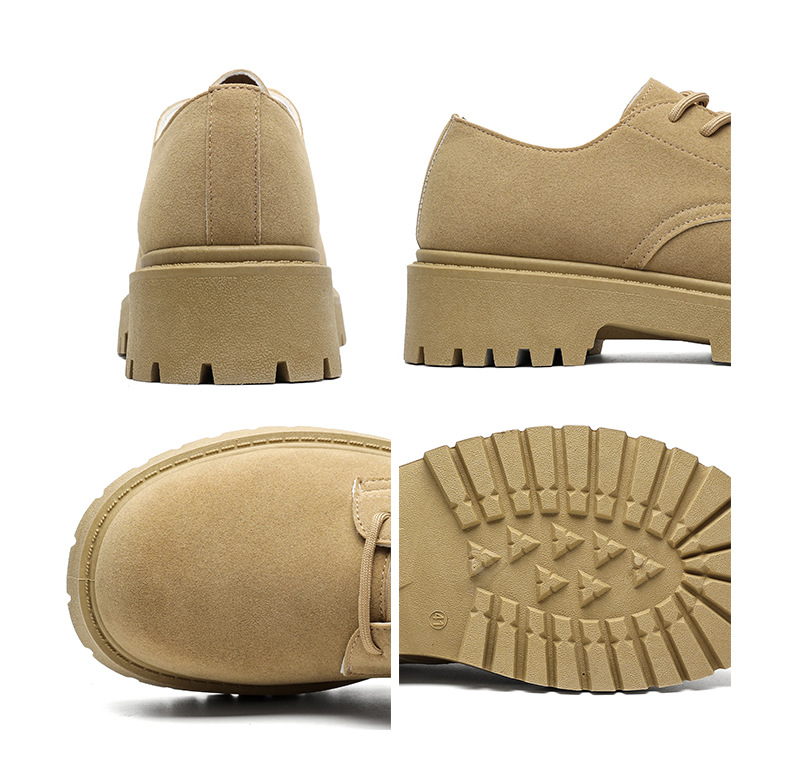 Men's Chunky Platform Lace-Up Casual Shoes detail 19