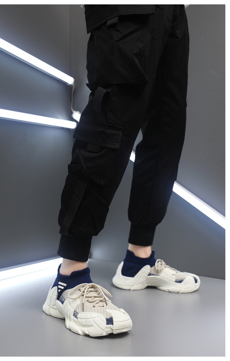 Men's Breathable Knit Platform Chunky Sneakers detail 9
