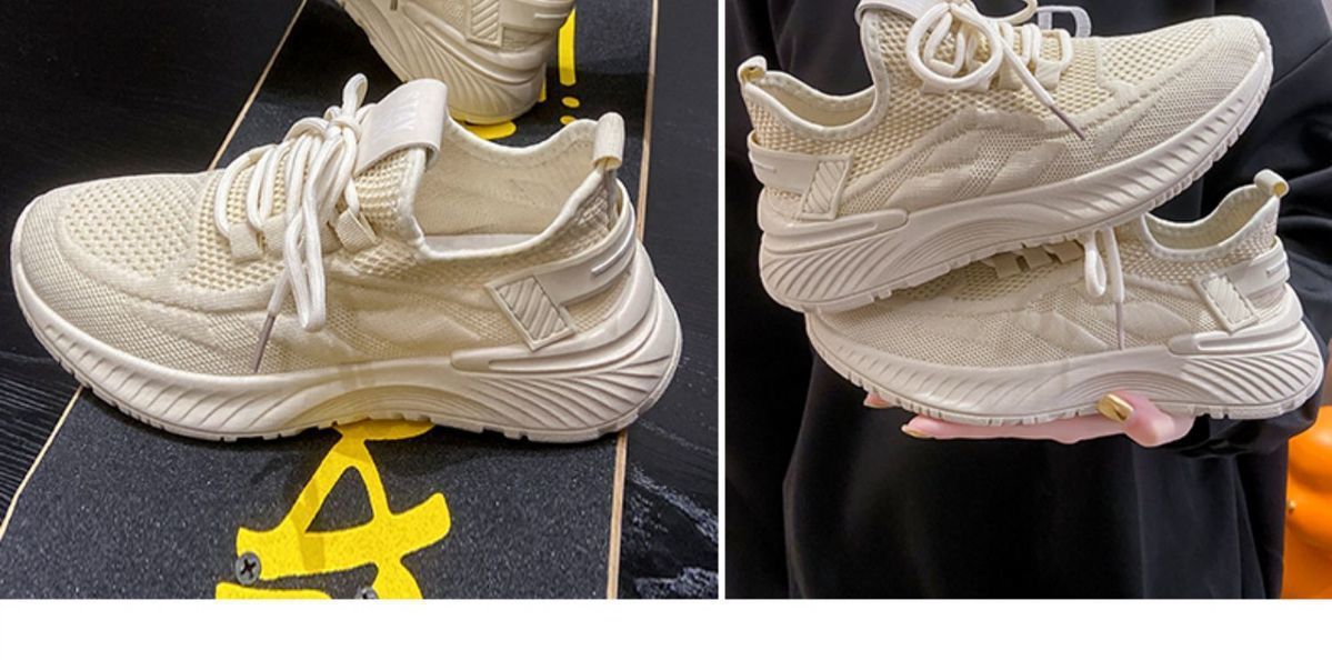 Women's Breathable Mesh Lace-Up Casual Sneakers detail 18