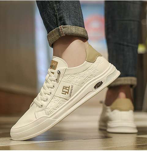 Men's Lace-Up Non-Slip Low-Top Casual Shoes detail 8
