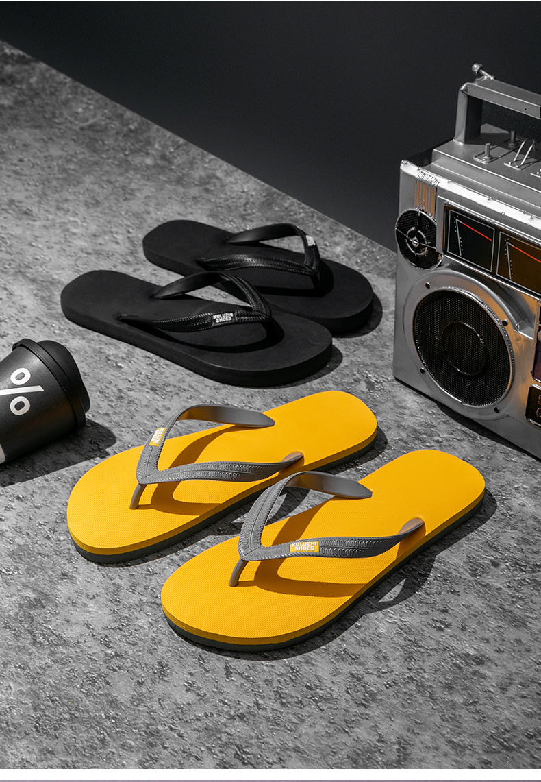 Unisex Lightweight Waterproof Slip-On Flip-Flops detail 8
