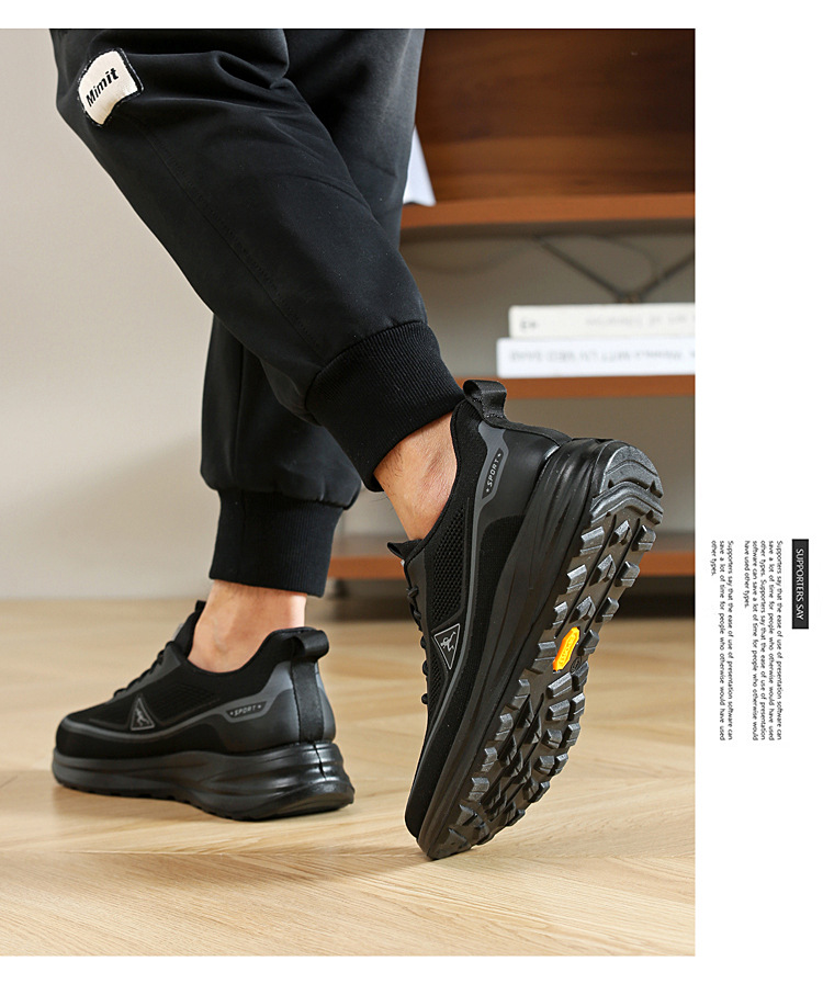 Lichte en ademende mesh hardloopschoenen voor heren detail 8
