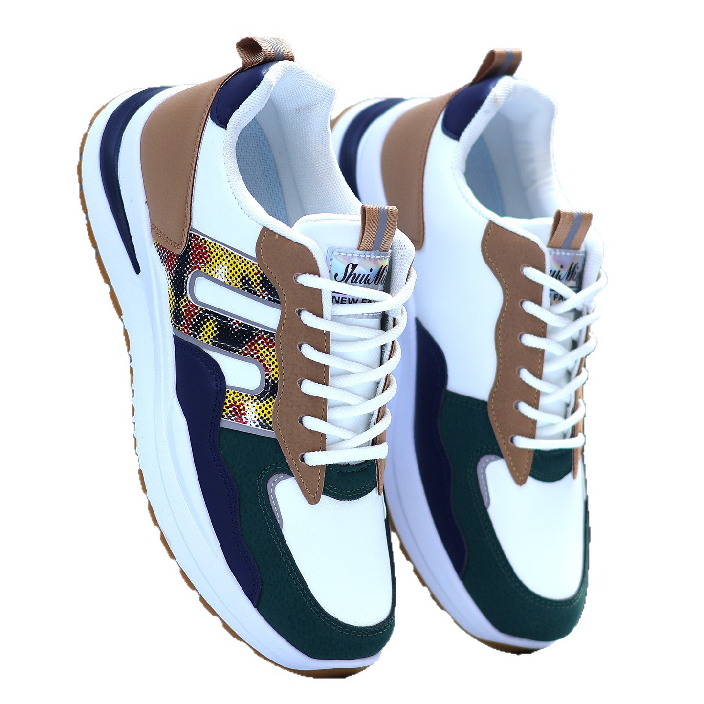Chaussures casual à lacets et semelle amortissante pour homme 6