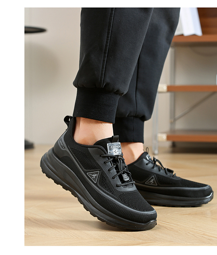 Lichte en ademende mesh hardloopschoenen voor heren detail 6