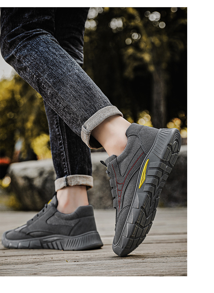 Atmungsaktive Freizeitschuhe für Herren mit Schnürung und Rutschhemmung detail 5