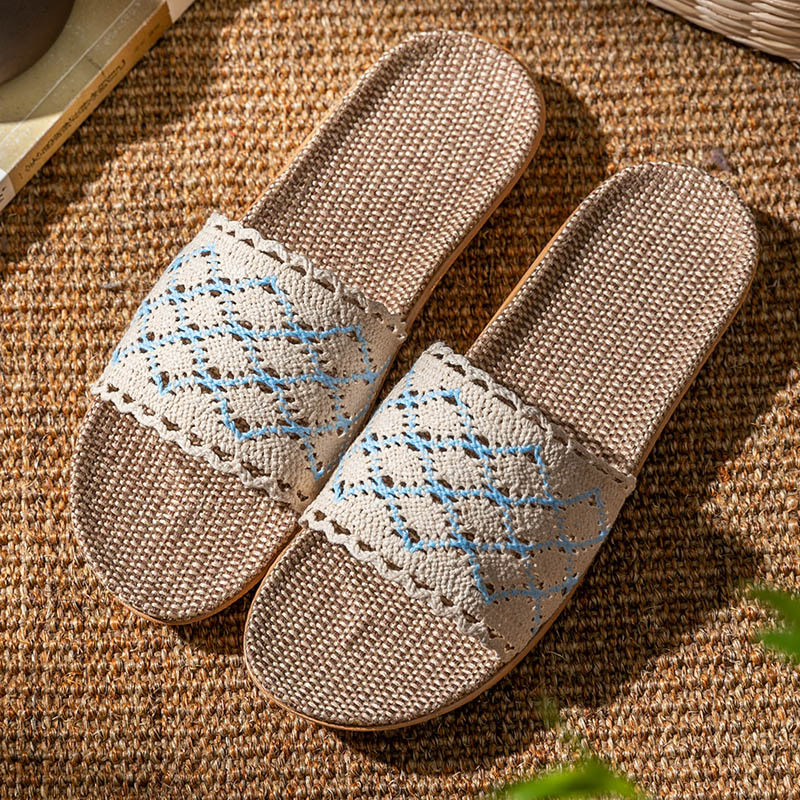 Lace Beige Sky Blue